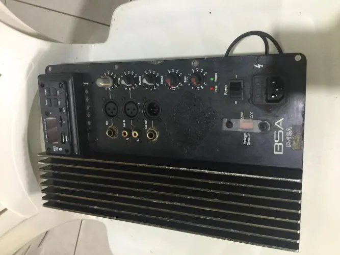 Amplificador profissional bluetooth da caixa BSA P-15a