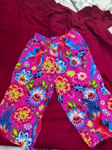 Bermuda Pantacourt com bolso Estampada floral Plus Size T48 Rosa