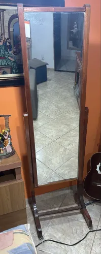 Espelho de chão retrô 