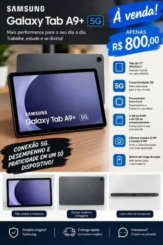 Galaxt tab A9 Plus 5G