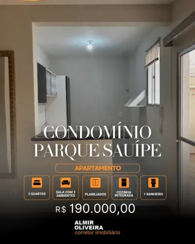 AL - Apartamento - Condomínio Parque Sauípe - Jardim Eldorado - 2 Dormitórios - Sertãozinh