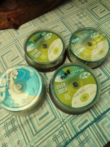 Mídias Dvds regravaveis