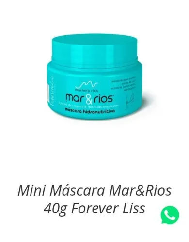 Mini mascara  mar&Rios 40gr( forever liss)