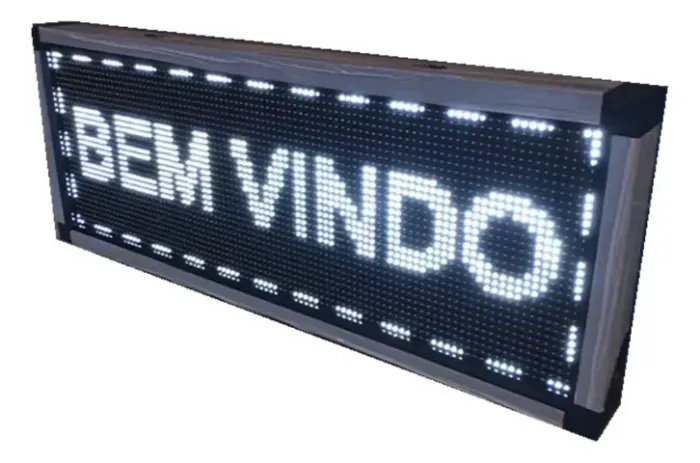 Painel Led Digital - Letreiro Outdoor - 12x $82 no cartão de crédito