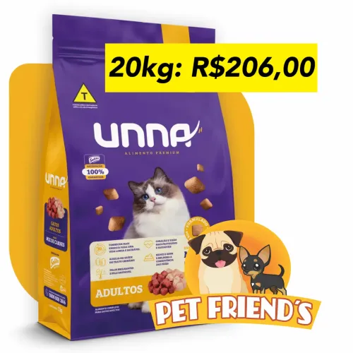 Ração unna gato mega oferta 