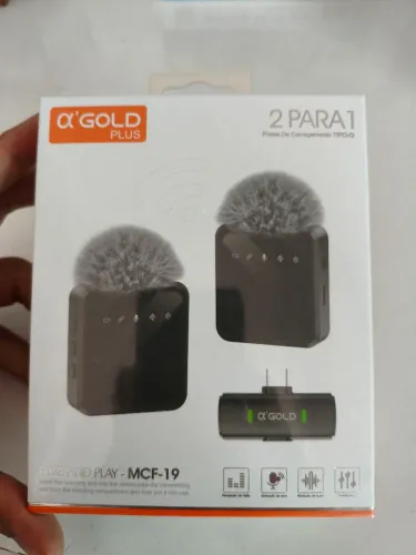 Microfone para gravar vídeos