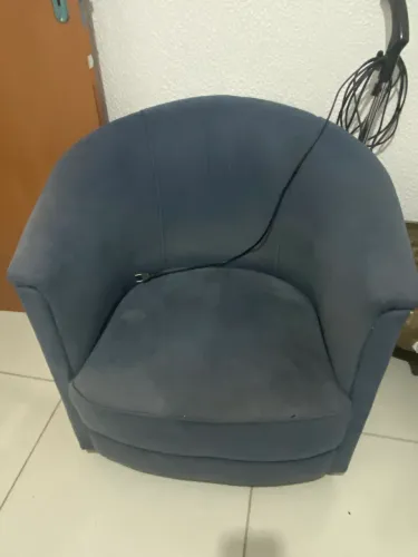 Conjunto de poltronas azul