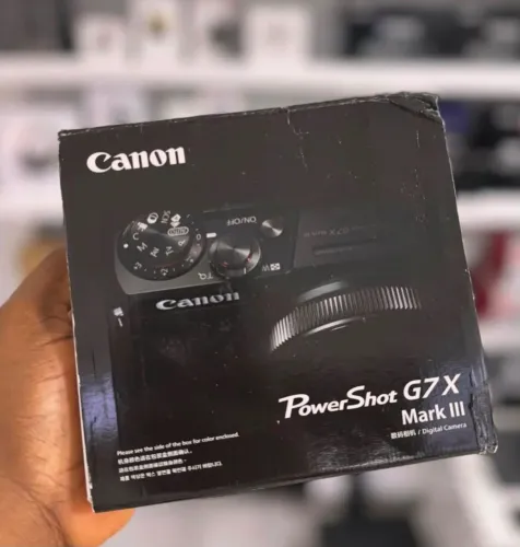 Câmera Cânon PowerShot G7x Mark III com Nota
