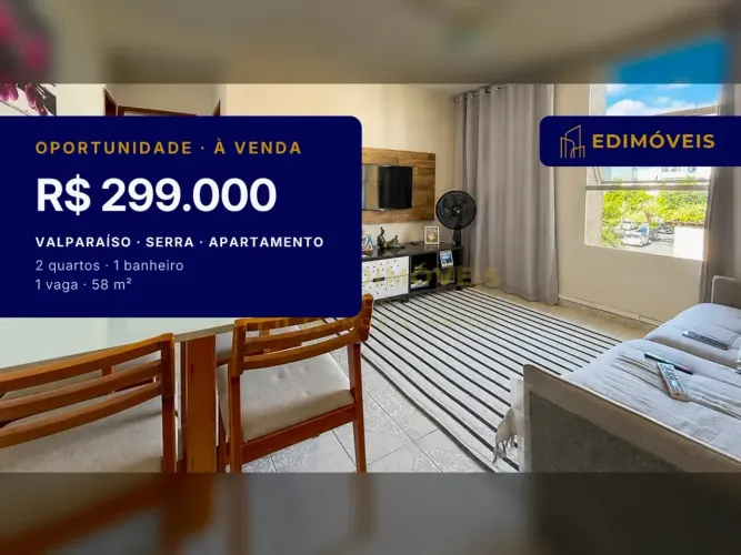 Seu Novo Lar em Valparaíso: Apartamento Pronto para Morar com 2 Quartos!