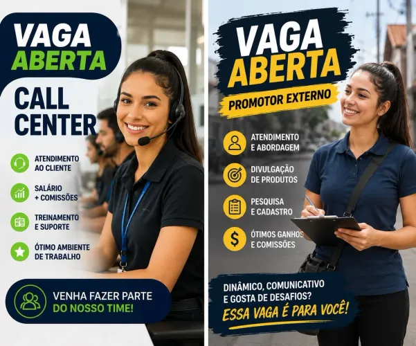 VAGA DE EMPREGO!