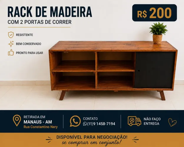 Rack - estante de sala