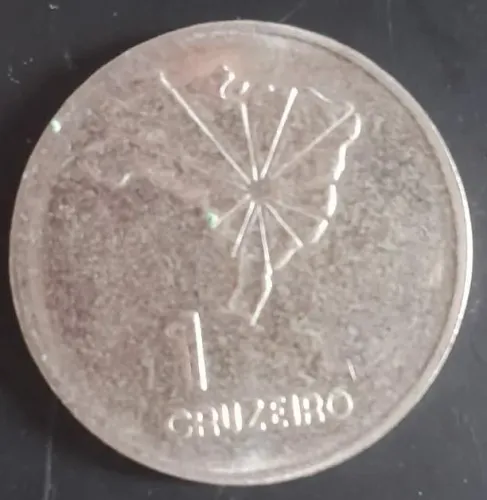 Moeda de Um cruzeiro Comemorativa do Sesquicentenário da Independência, 1972