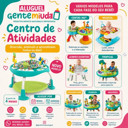 Aluguel de brinquedos , desmamadoras , cadeira de balanço, berço , carrinho