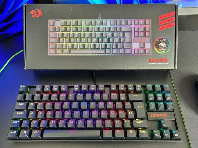 Teclado Mecânico Redragon Kumara RGB K552 ABNT2 - C/Garantia