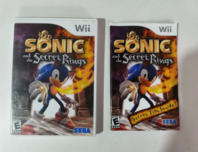 Jogo Sonic and the Secret Rings original Nintendo Wii 
