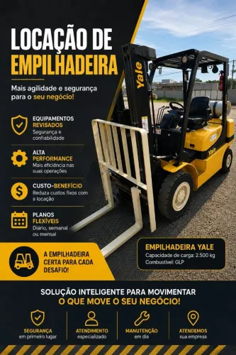 Empilhadeira para locação