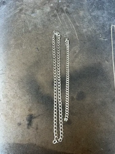 Kit/Pulseira e cordão de prata 925