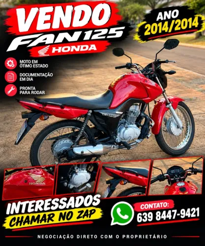 Honda CG 125 FAN ES 2014