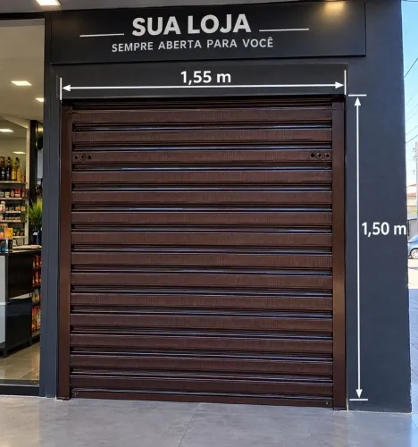 Janela de enrolar para comercio