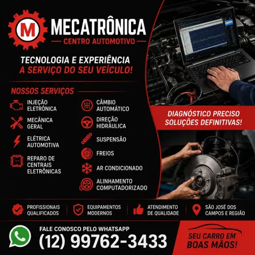 Mecatrônica Centro Automotivo | Mecânica Especializada em São José dos Campos<br>
