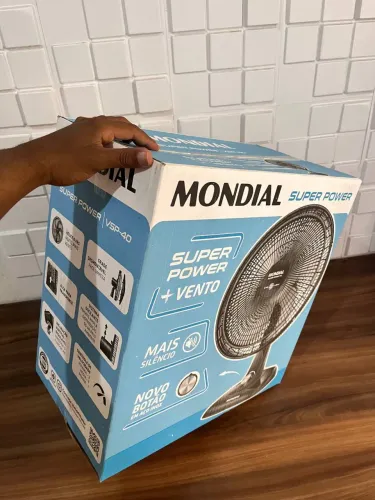 Ventilador mondial super power novo e lacrado