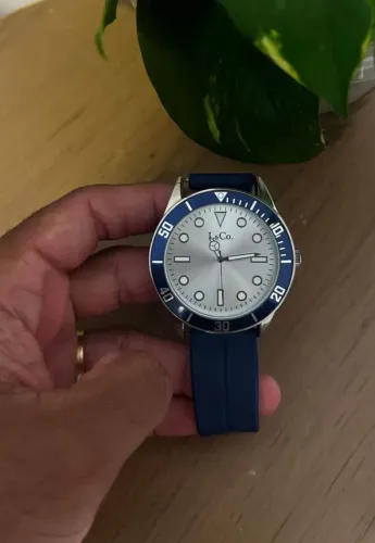 Relógio Masculino - Pulseira Azul