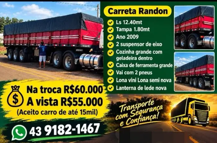 CARRETA Randon ano 2009
