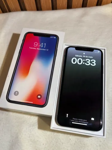 iPhone X original com caixa único dono comprei nos eua aceito proposta 