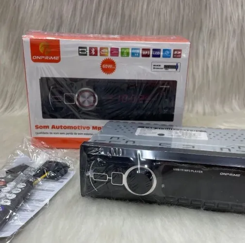 Som pra carro rádio FM Bluetooth onprime x4 240w