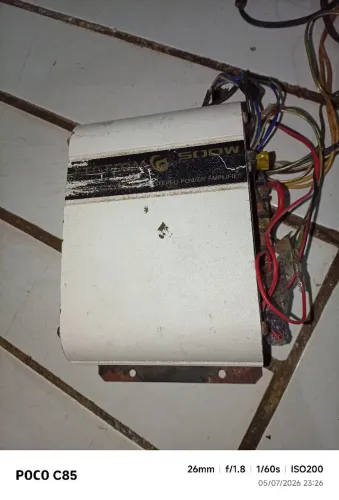 Módulo 500 watts de potência funcionando perfeitamente