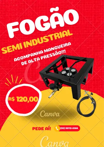 Fogão semi industrial