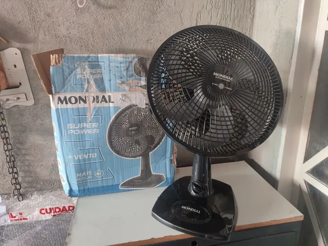 Ventilador 30 cm Mondial novo.