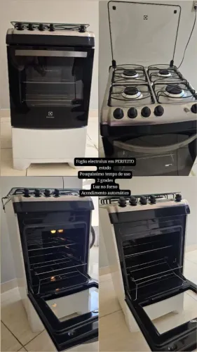 OFERTA IMPERMEÁVEL! FOGÃO 4 BOCAS SEMI-NOVO, IMPERDÍVEL E PRONTO PARA USAR