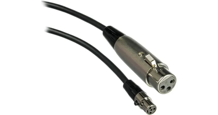 WA310 Cabo Microfone XLR fêmea, Mini TA4F 4 Pinos, 1.2 metros 