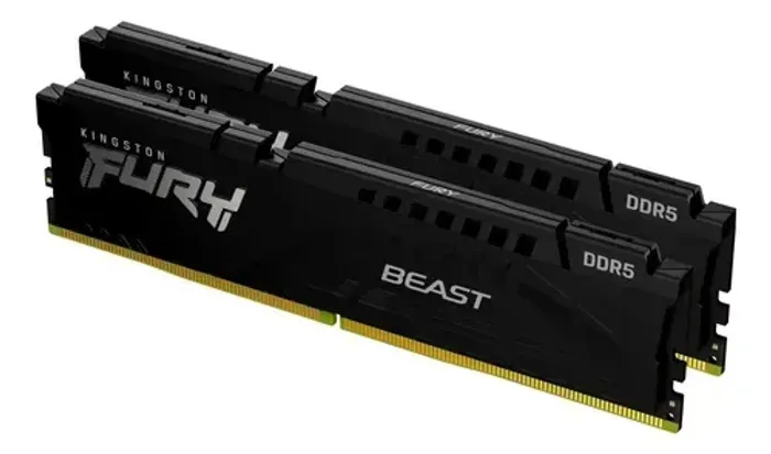 Memórias RAM Kingston Fury Beast, 64GB (2 x 32GB) DDR5