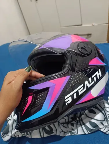 Capacete feminino NOVO