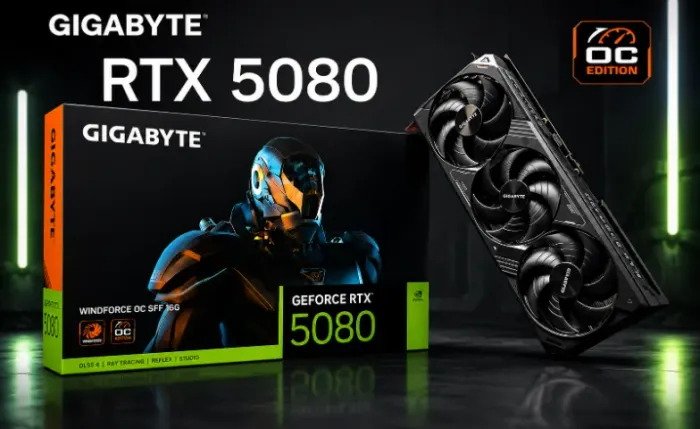 Gigabyte Windforce OC SFF GeForce RTX 5080 16GB GDDR7