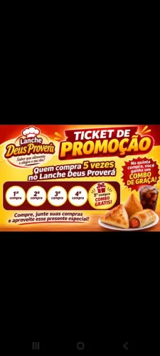 Lanche Deus proverá