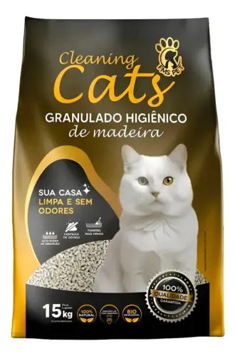 Granulado Higiênico para Gatos emb. 15kg Cleaning Cats