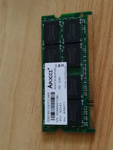 Memória ram notebook 