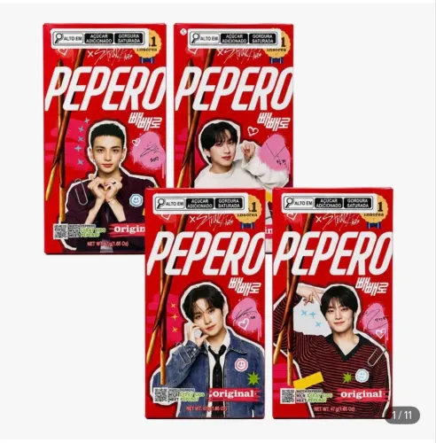 Pepero stray kids caixa 40 unidades