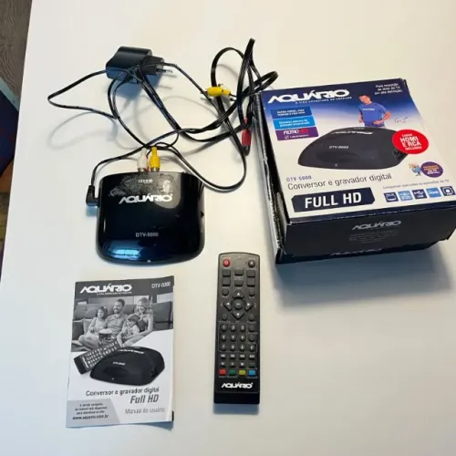 Conversor e gravador digital Aquario Full HD DTV-5000