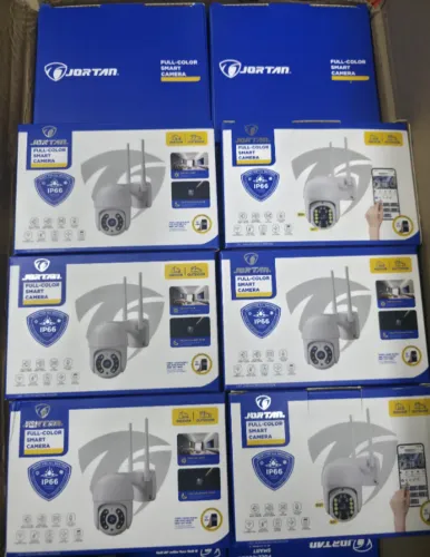 Câmera Wi-Fi Jortan Full HD 1080p Externa 360° A Prova D'água, Visão Noturna Colorida