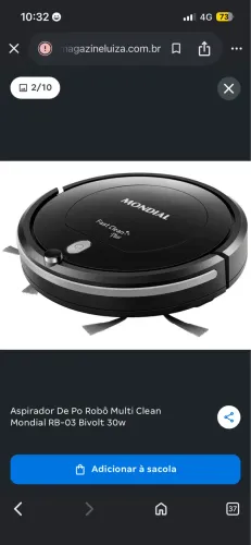 Aspirador robô mondial