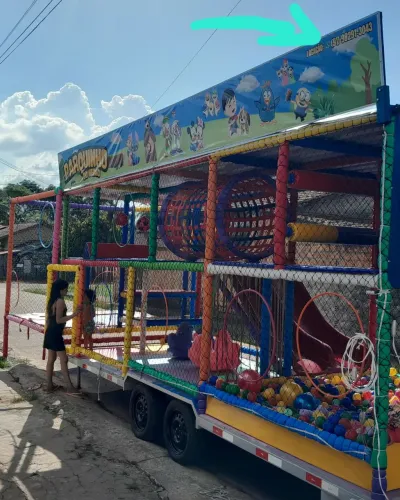 Aluga-se brinquedos, para aniversário e eventos com o parquinho do adiversão e garantida 