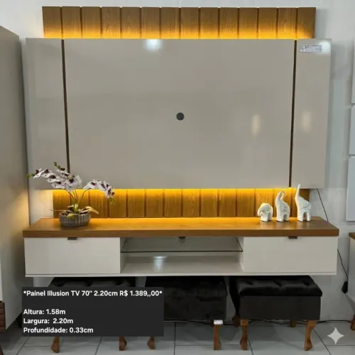 *Painel Illusion TV 70" 2.20cm