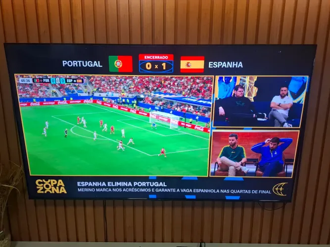 Smart TV TCL 65" QLED 4K Google TV - Impecável, Completa, Pouquíssimo Uso