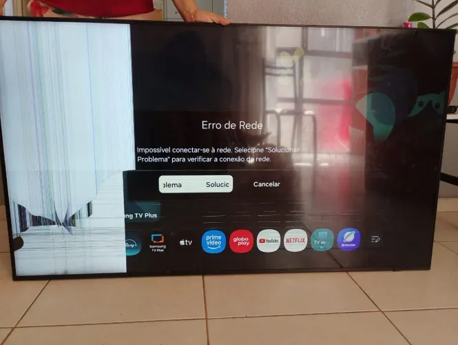 Vendo TV 55 polegadas Samsung com display queimado