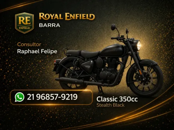 CLASSIC 350CC 2026/2027 !!!0KM!!! RAPHAEL FELIPE 2 1 9 6 8 5 7 9 2 1 9