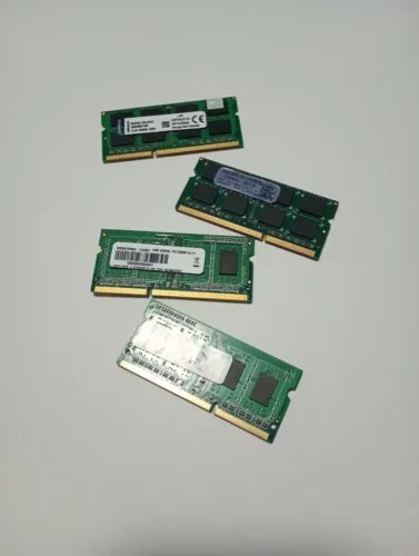 Memória 4GB DDR3 1600MHz Notebook - Funcionando 100% (Valor de R$45 a unidade)